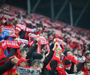 Widzew Łódź - Lech Poznań: Zdjęcia kibiców i zawodników z meczu 24. kolejki PKO BP Ekstraklasy