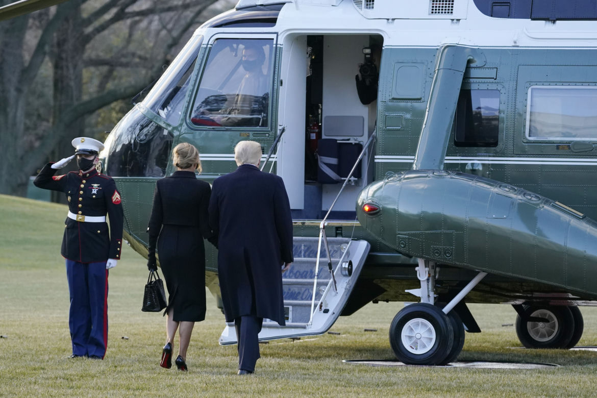 Donald Trump opuścił Biały Dom
