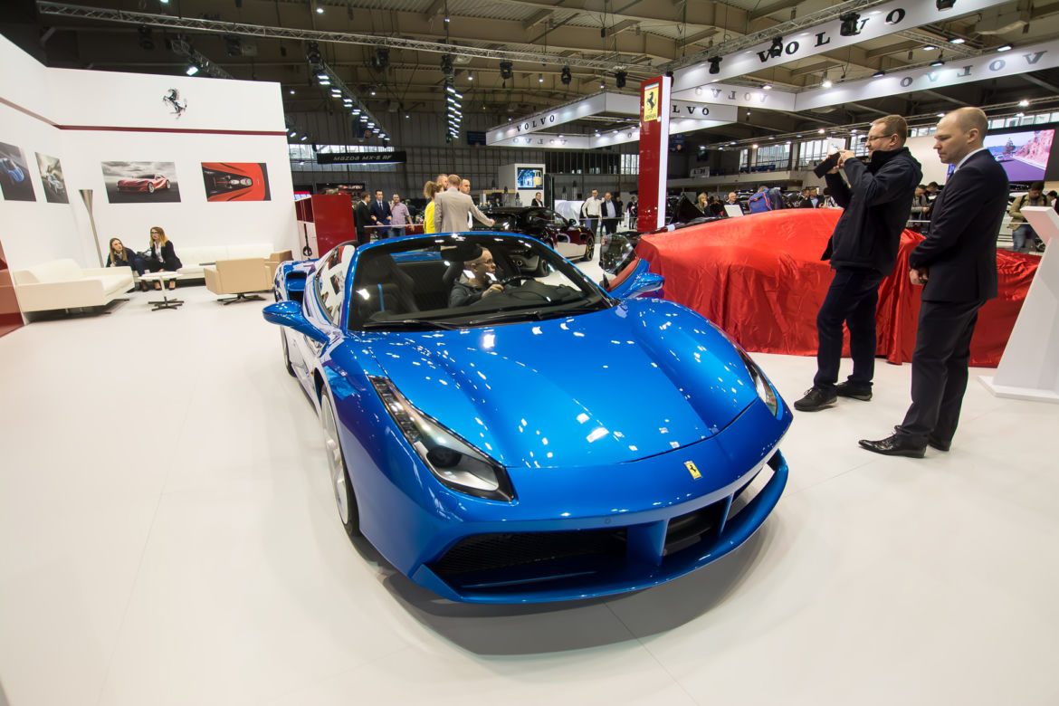 Ferrari 488 Spider na Poznań Motor Show 2017