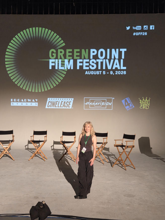 Kamila Latała stworzyła "żywą" scenografię na Greenpoint Film Festival