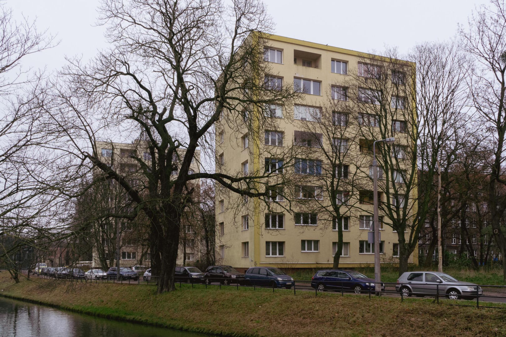 Punktowce nad Radunią w Gdańsku