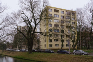 Punktowce nad Radunią w Gdańsku