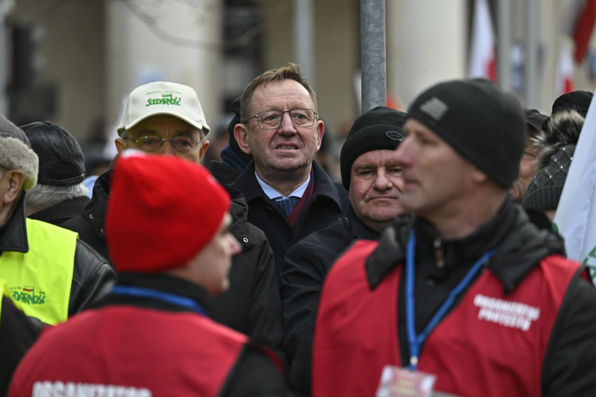 Protest rolników w Warszawie (3.01.2025)