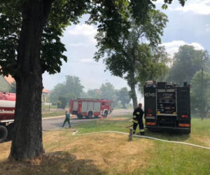 Sulęcin, pożar zbóż