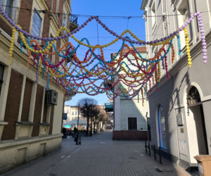 Ozdoby w centrum Leszna