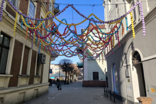 Ozdoby w centrum Leszna