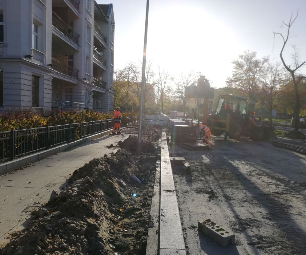 Remont al. Jana Pawła II w Szczecinie