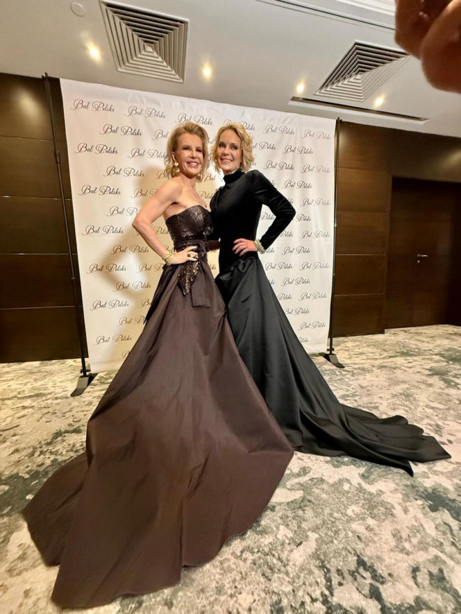Katarzyna Madera i Joanna Racewicz na balu w Londynie