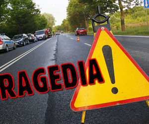 Wypadek policja tragedia na drodze