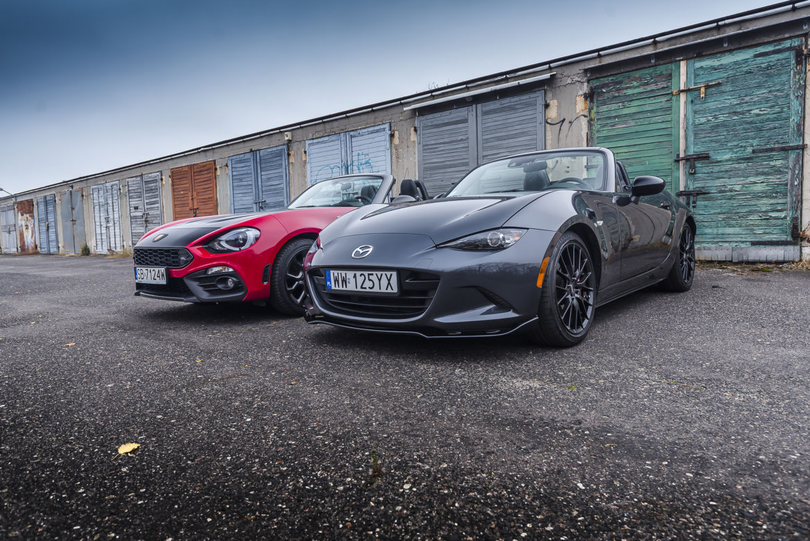 Abarth 124 Spider 1.4 Multiair 170 KM vs. Mazda MX-5 2.0 184 KM