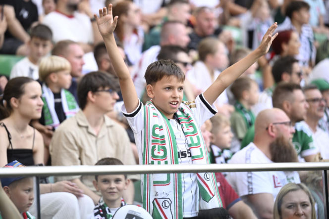 Legia Warszawa - Zagłębie Lubin: Zdjęcia kibiców