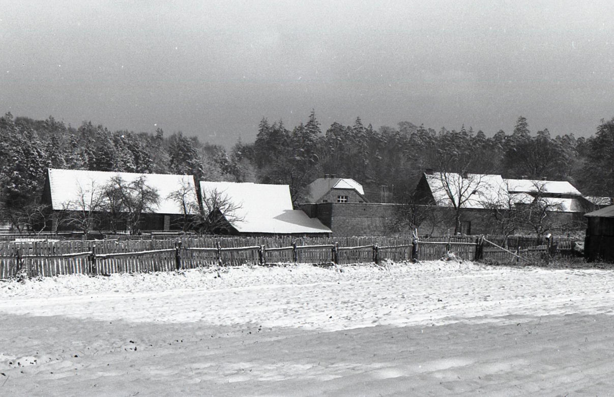 Rybnik zimą w latach 80.
