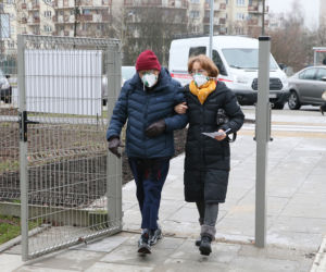 Pierwsza zaszczepiona seniorka w Szpitalu Południowym