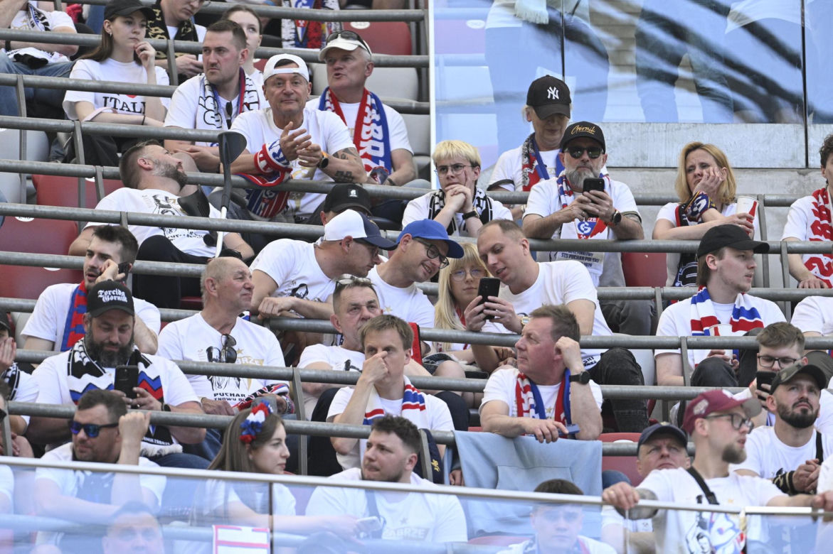 Kibice na finale Pucharu Polski: Górnik - Raków