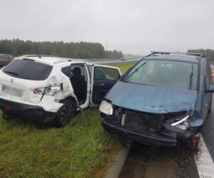 Seria groźnych kolizji na autostradzie A4 koło Tarnowa