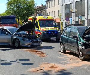 Wypadek samochodowy w Siedlcach
