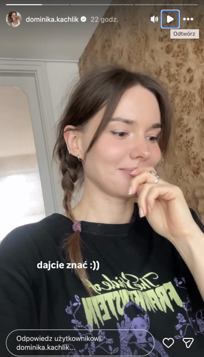 M jak miłość. Dominika Kachlik