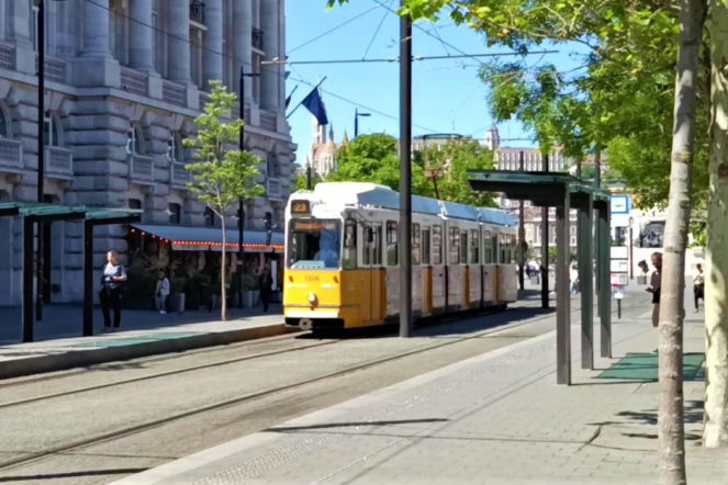 Budapeszt z okien tramwaju