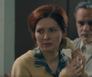 Stulecie Winnych 3 odc. 38. Ania (Urszula Grabowska) Stanisław (Jan Wieczorkowski)