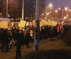 Protest studentów i studentek we Wrocławiu