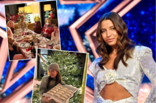 Julia Wieniawa urządziła Wigilię w leśnym domku. Zaprosiła mamę, siostry i... pieski!