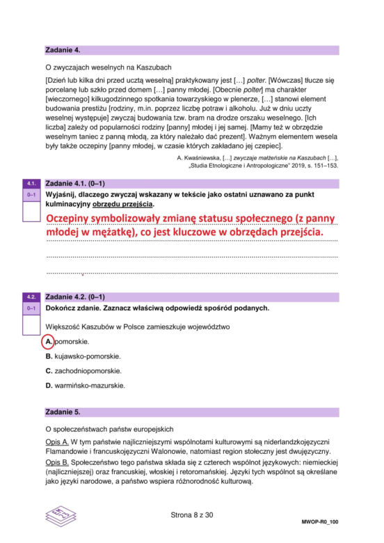 Matura 2025: WOS poziom rozszerzony 13.05.2025. Odpowiedzi, arkusze CKE [Formuła 2023]	