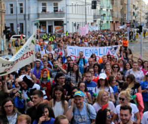 Korowód studentów przeszedł ulicami Szczecina
