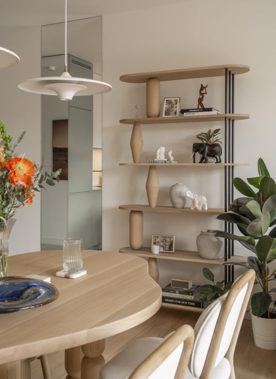 Mieszkanie architekta w Poznaniu inspirowane organicznymi kształtami