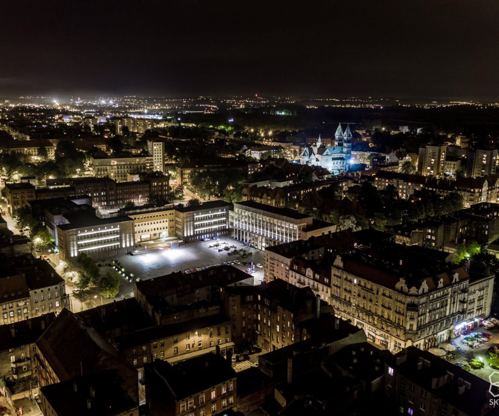 Bytom nocą