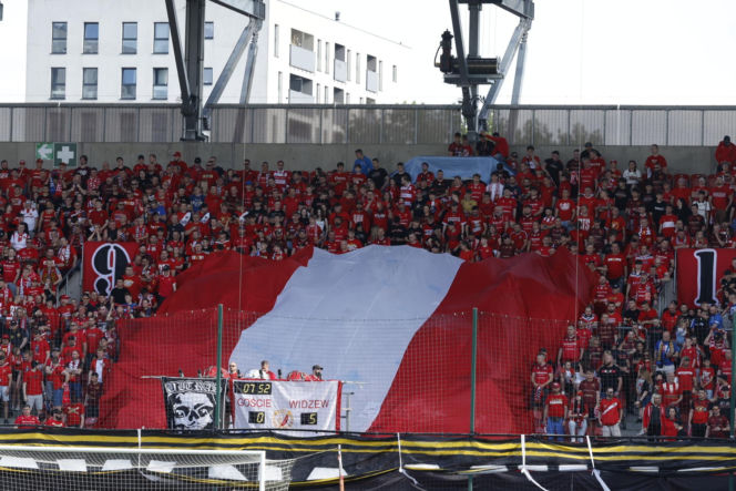 Widzew Łódź - Piast Gliwice: Zdjęcia kibiców i zawodników z meczu 34. kolejki PKO BP Ekstraklasy