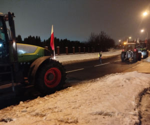 Protest rolników na spotkaniu z ministrem rolnictwa na Uniwersytecie w Siedlcach