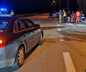 Wypadek na obwodnicy Ełku. 6 osób trafiło do szpitali