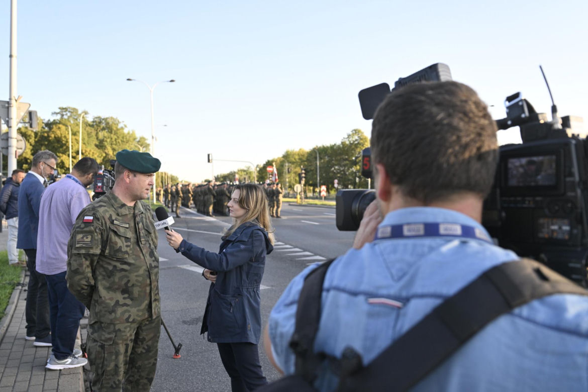 Próba generalna defilady wojskowej w Warszawie