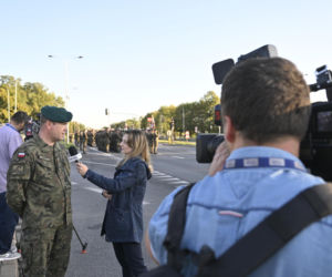 Próba generalna defilady wojskowej w Warszawie