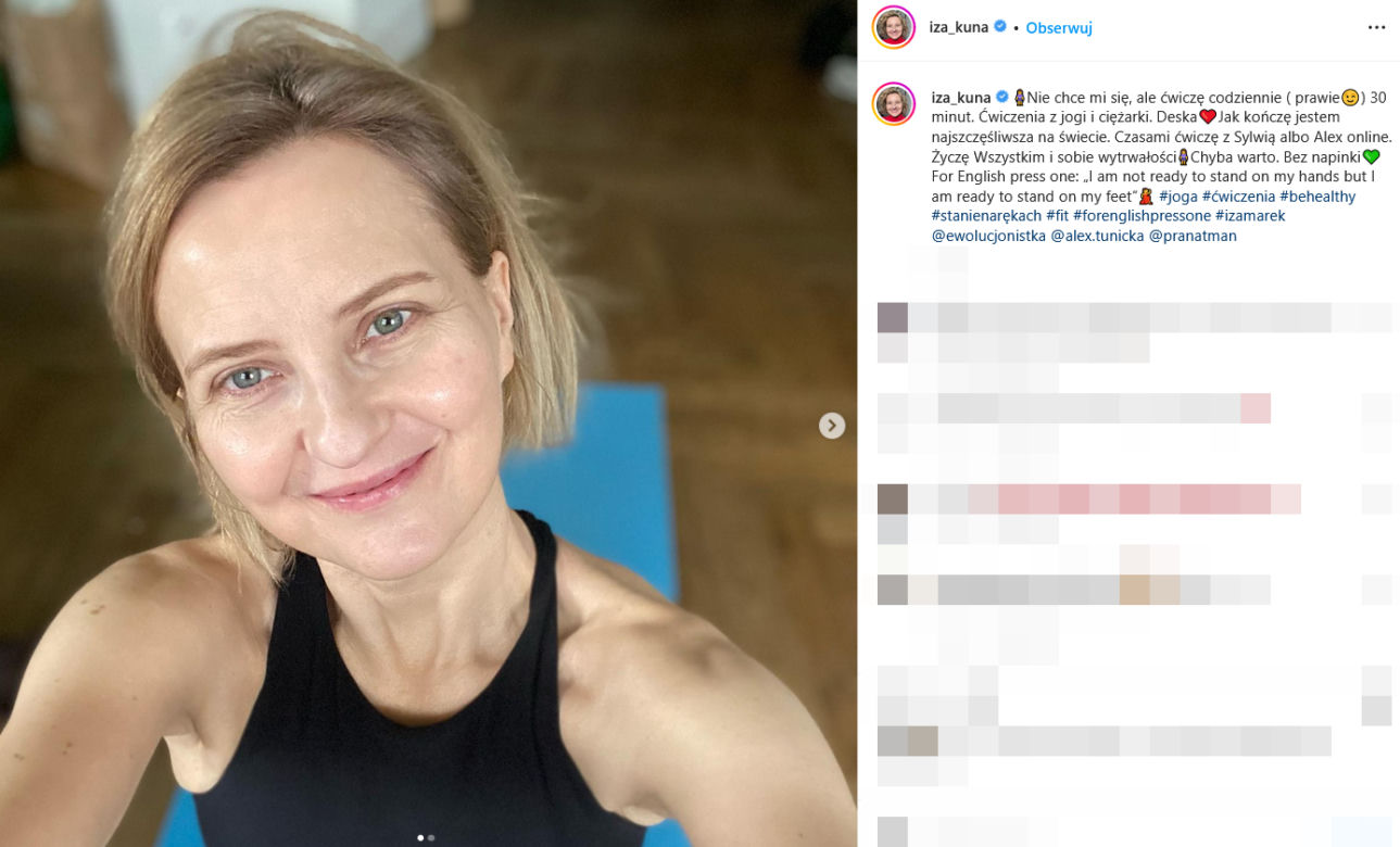  Izabela Kuna tańczy na rurze