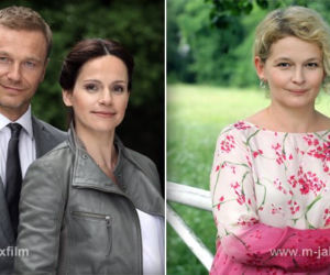 M jak miłość. Sonia (Marta Król), Andrzej (Krystian Wieczorek), Marta (Dominika Ostałowska)