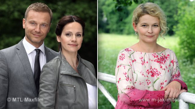 M jak miłość. Sonia (Marta Król), Andrzej (Krystian Wieczorek), Marta (Dominika Ostałowska)