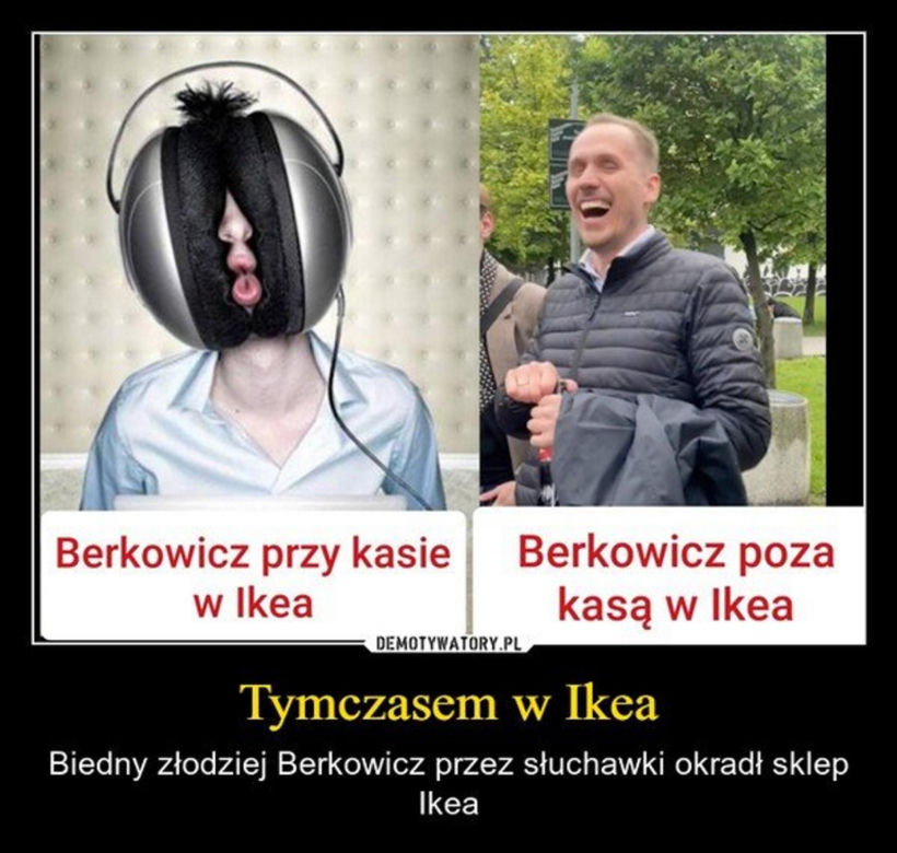 Poseł Konrad Berkowicz ujęty w sklepie IKEA. Internauci mają używanie. Najlepsze MEMY