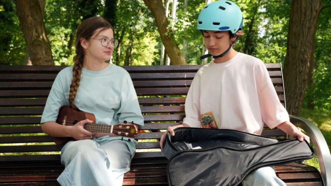 Barwy szczęścia odc. 3281. Emil (Artem Malaszczuk), Pola (Gabriela Szewczyk)