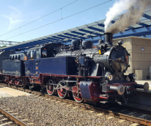 Pociąg ENERGIE 507 i makiety kolejowe. Na 130 lat linii Leszno-Wolsztyn