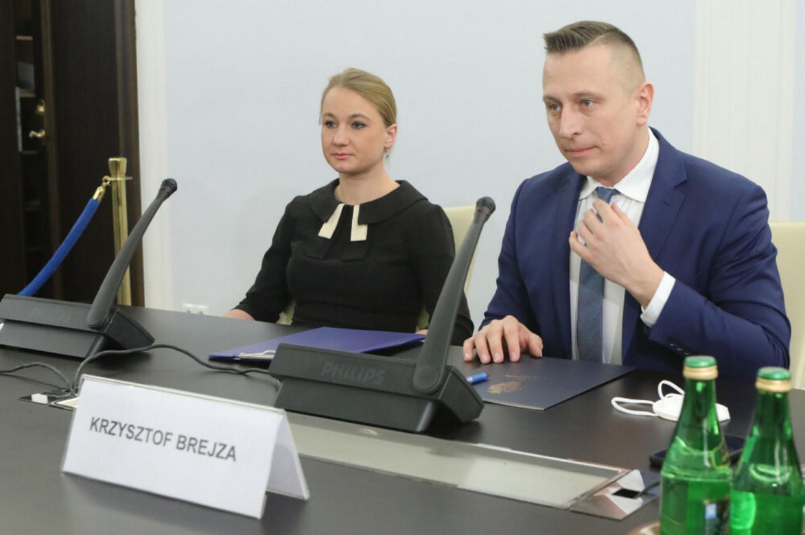 Krzysztof Brejza z żoną Dorotą