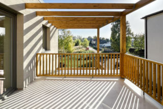 Dom szczotkowany w Swarzędzu