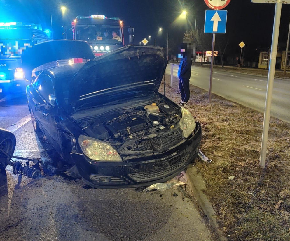 Mandat dla kierowcy. Za spowodowanie kolizji trzech aut w Lesznie