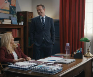 Barwy szczęścia, odcinek 3268. Karolina (Marta Dąbrowska), Bruno (Lesław Żurek)