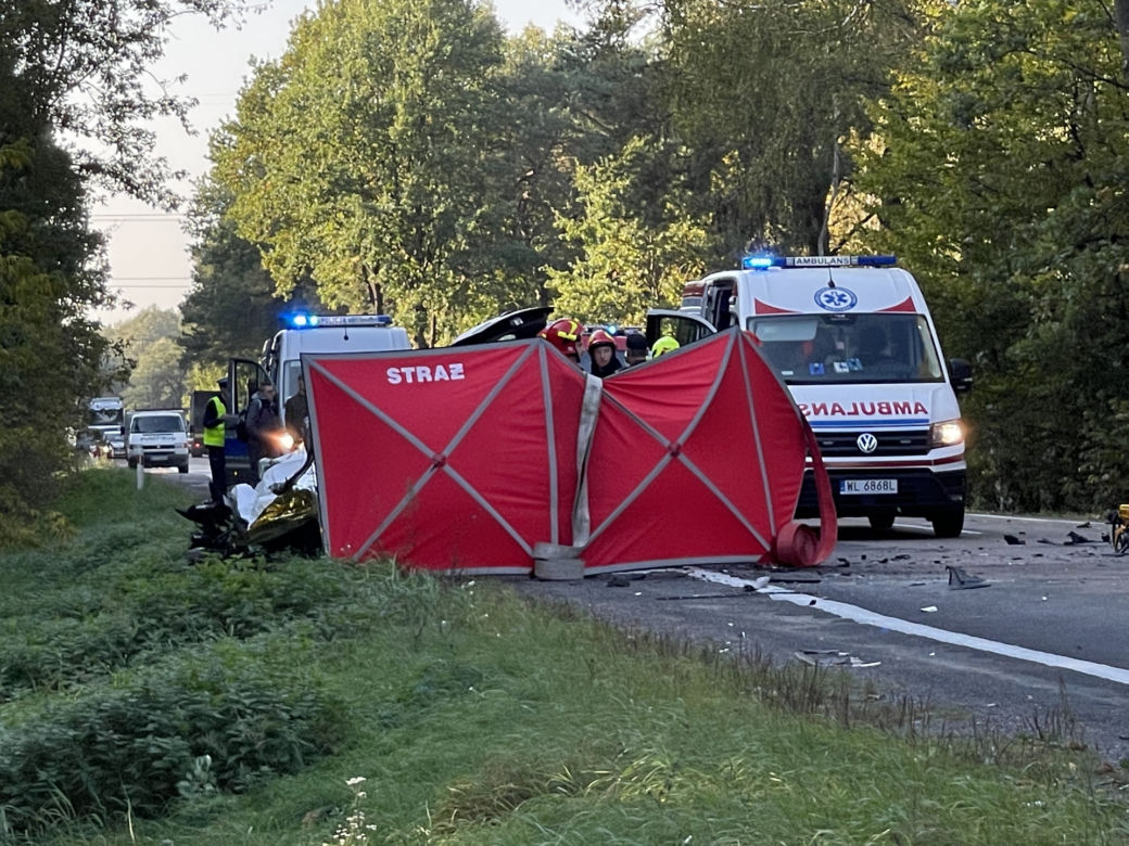 Wólka Radzymińska. Jedna osoba zginęła w wypadku. To "czarny punkt"