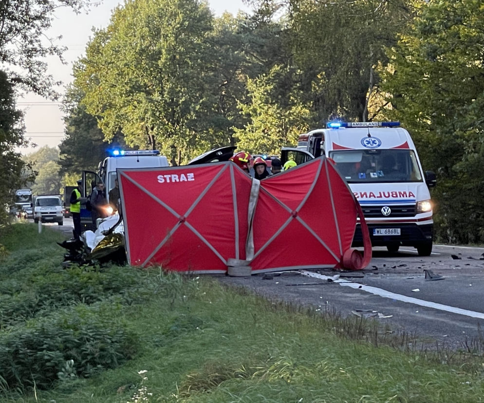 Wólka Radzymińska. Jedna osoba zginęła w wypadku. To czarny punkt