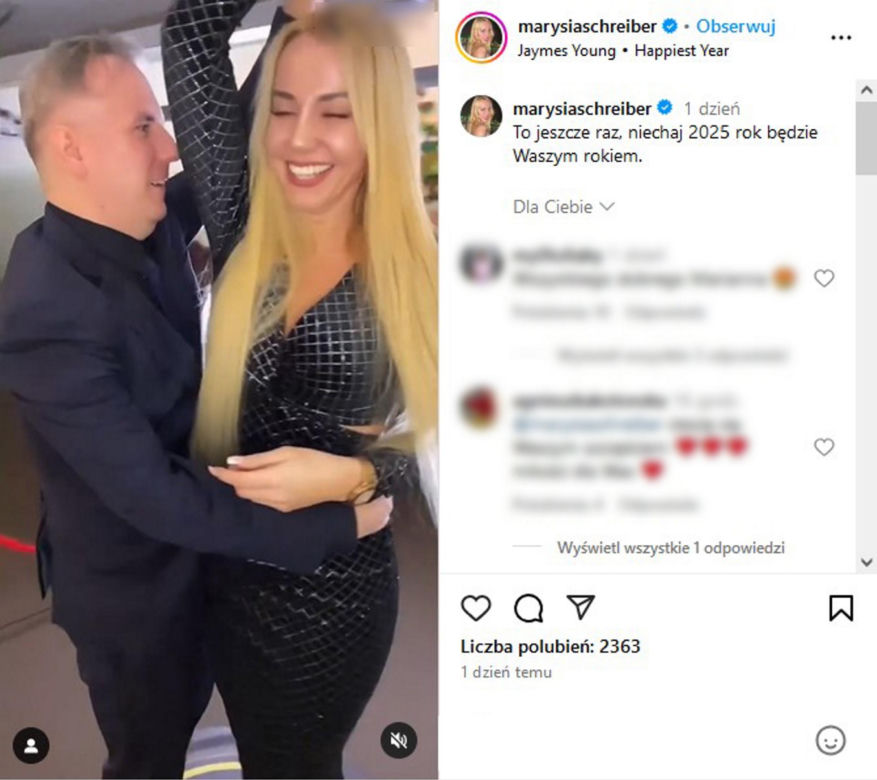 Tak Marianna Schreiber spędziła czas z Przemysławem Czarneckim 