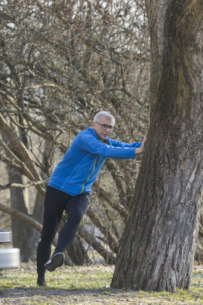 Senator Kwiatkowski gubi zimowe kilogramy