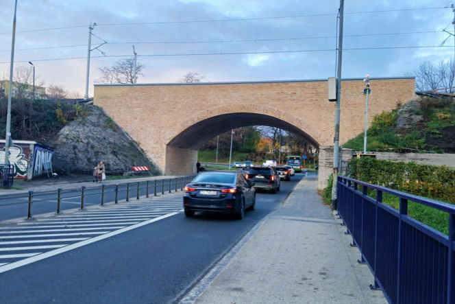 Wiadukt na ul. Wilczej świeżo po remoncie