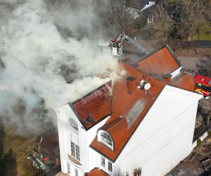 Seria groźnych pożarów pod Warszawą